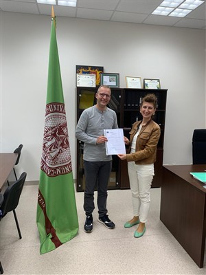 Bölüm Öğretim Üyemizden Litvanya’ya Erasmus ziyareti